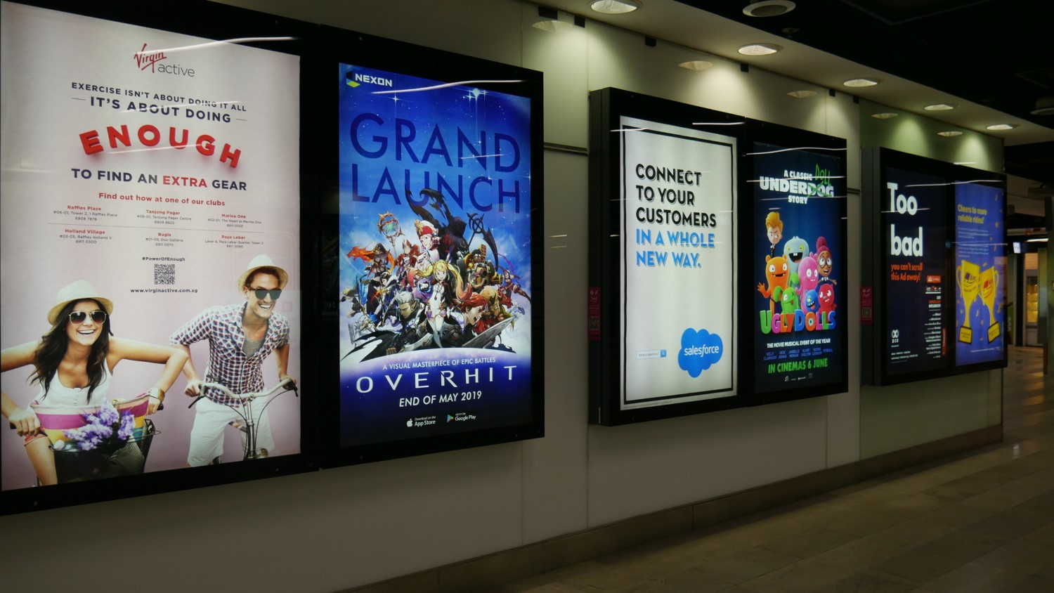 Digital Signage on a Wall